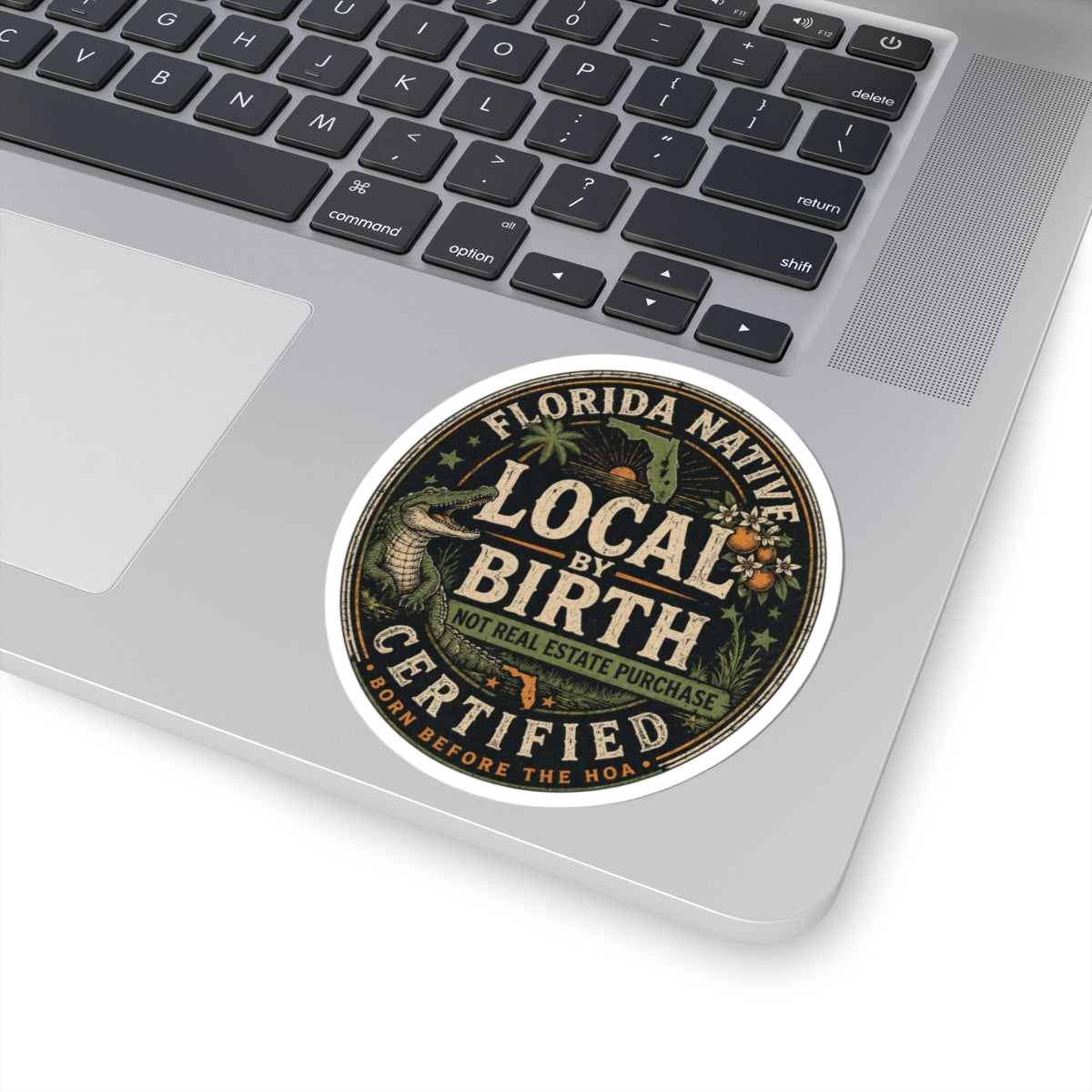 Florida Native Certified Sticker — "Local by Birth" Kiss
