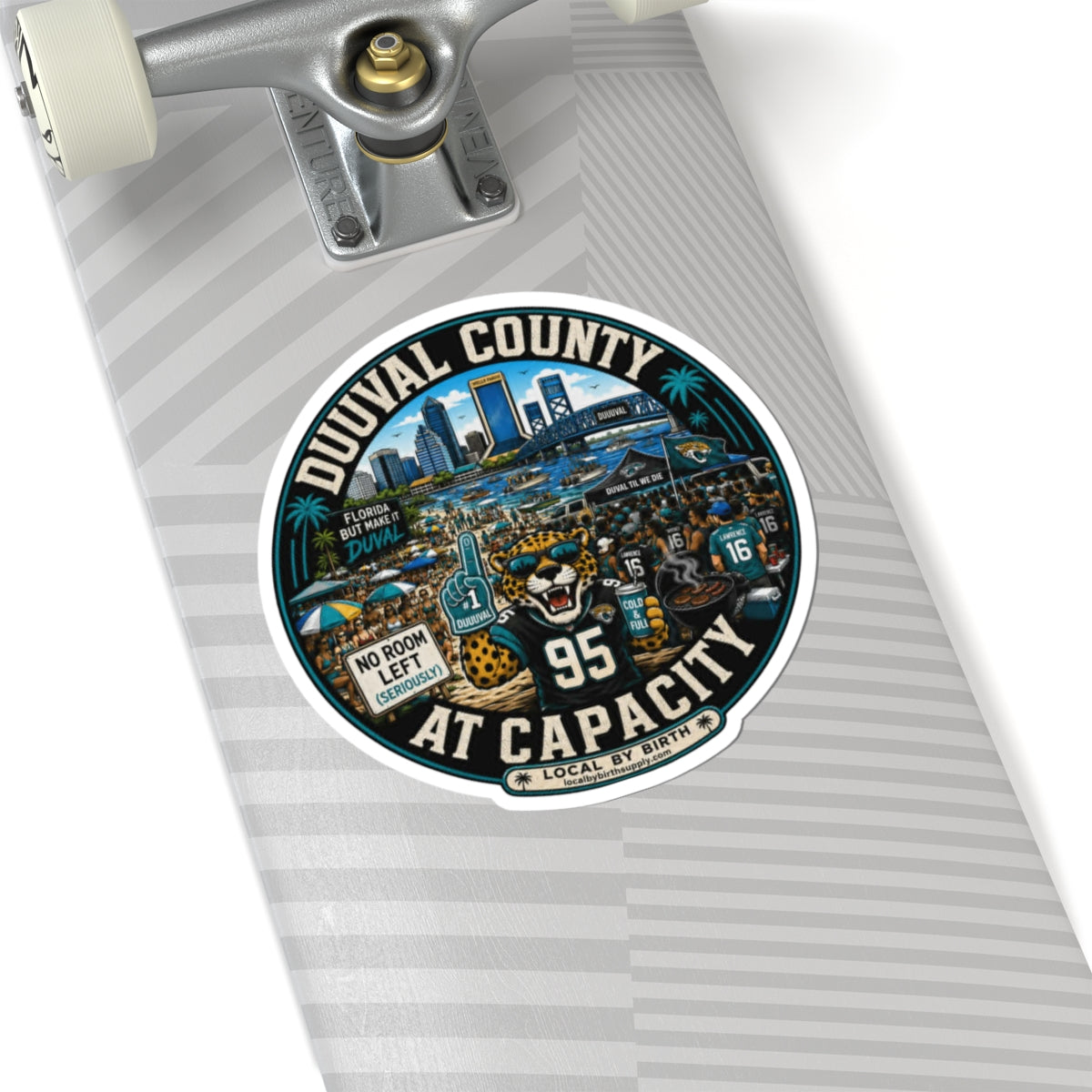 Duval County At Capacity Sticker