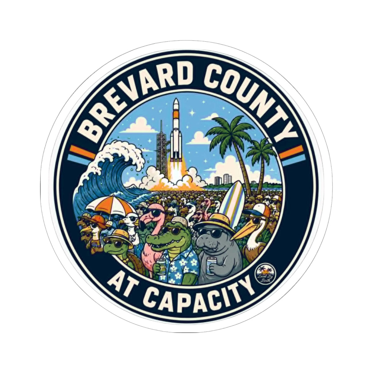 Brevard County At Capacity Sticker