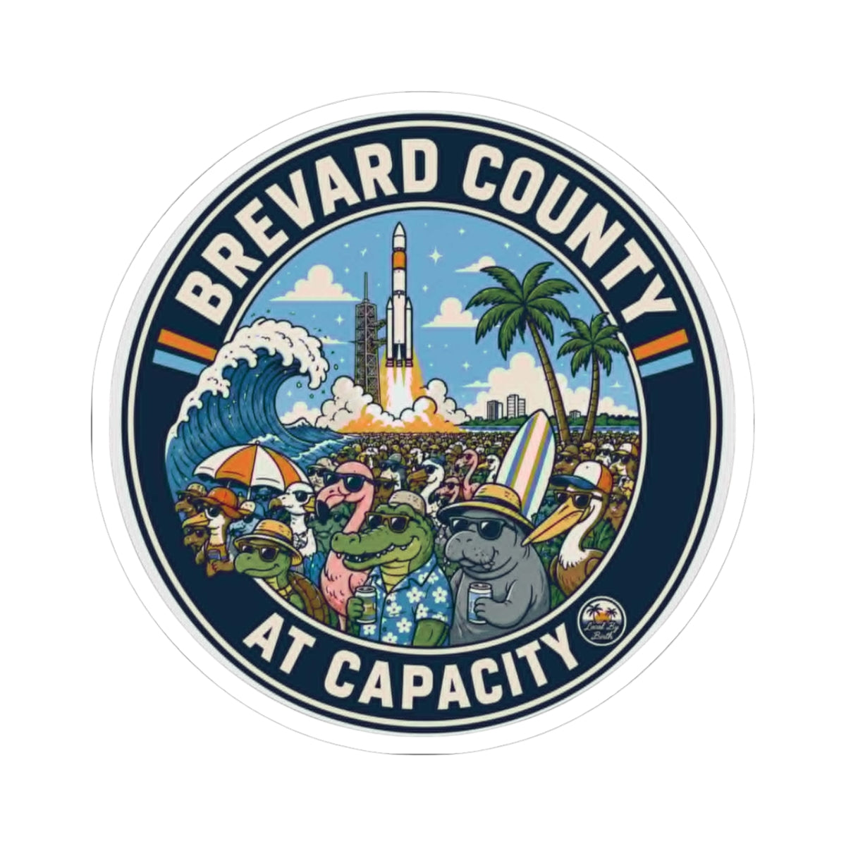 Brevard County At Capacity Sticker