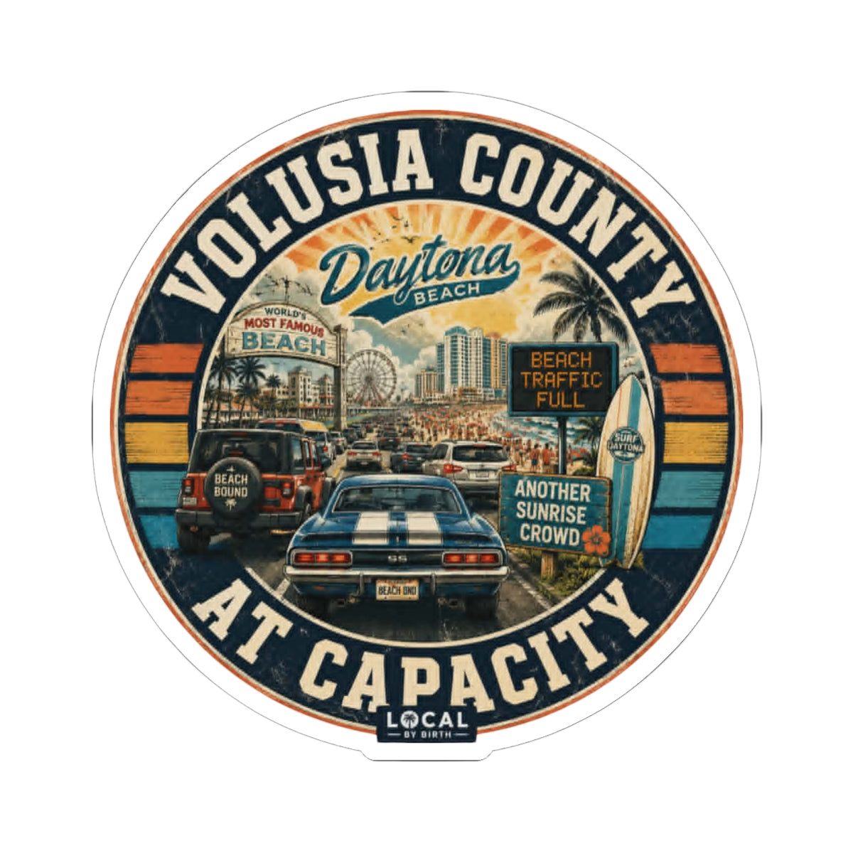 Volusia County Daytona Beach Sticker